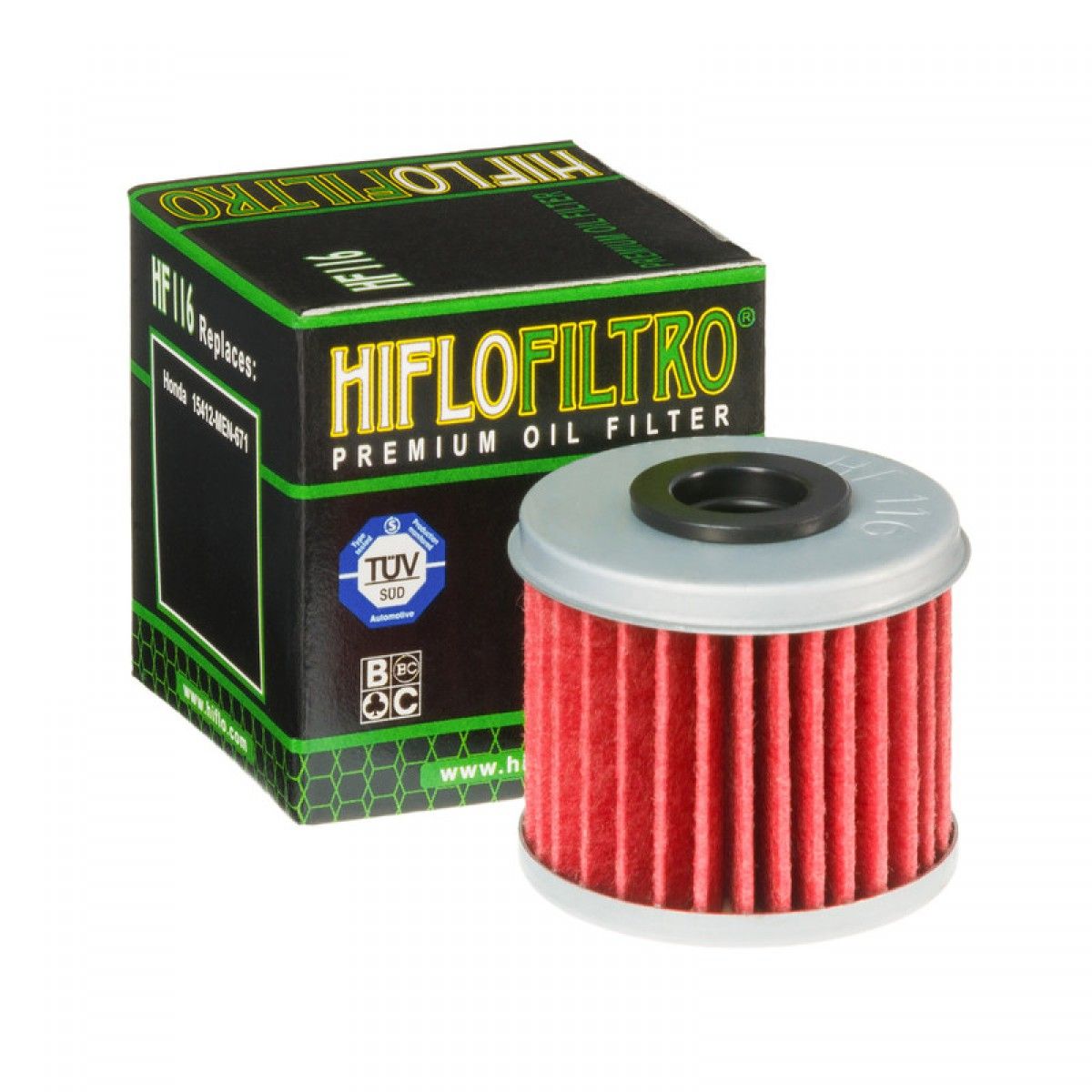 HifloFiltro Racing HF116 motorkerékpár olajszűrő