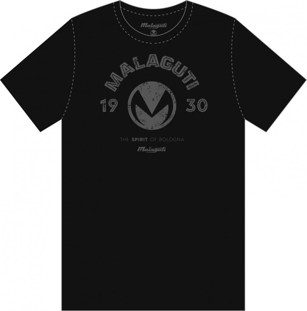 Malaguti póló fekete 90 éves ünnepi kollekció "XS" méret