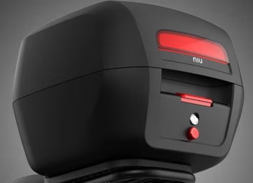 NIU N-31 hátsó csomagtartó doboz (top case) háttámlával