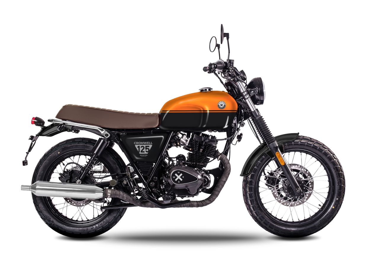 Brixton Cromwell 125 ABS, California narancssárga, EURO V+. L3e-A1 Brixton Cromwell 125 ABS, California narancssárga, EURO V+. L3e-A1