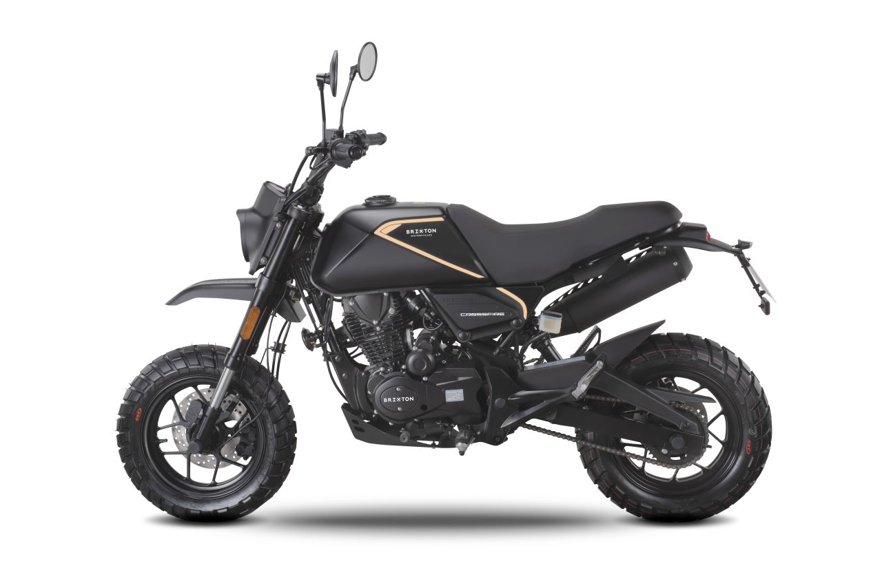 Brixton Crossfire 125 XS CBS, Backstage black, EURO V+. L3e-A1 Brixton Crossfire 125 XS CBS, Backstage black, EURO V+. L3e-A1