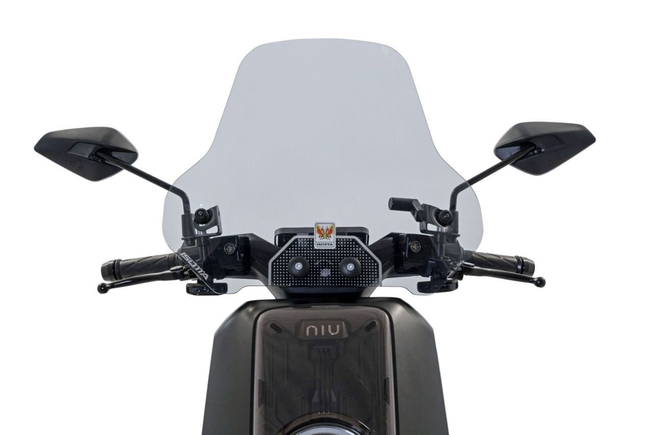 NIU robogó szélvédő plexi szett NQi X széria alacsony, füstszín (Isotta) NIU robogó szélvédő plexi szett NQi X széria alacsony, füstszín (Isotta)