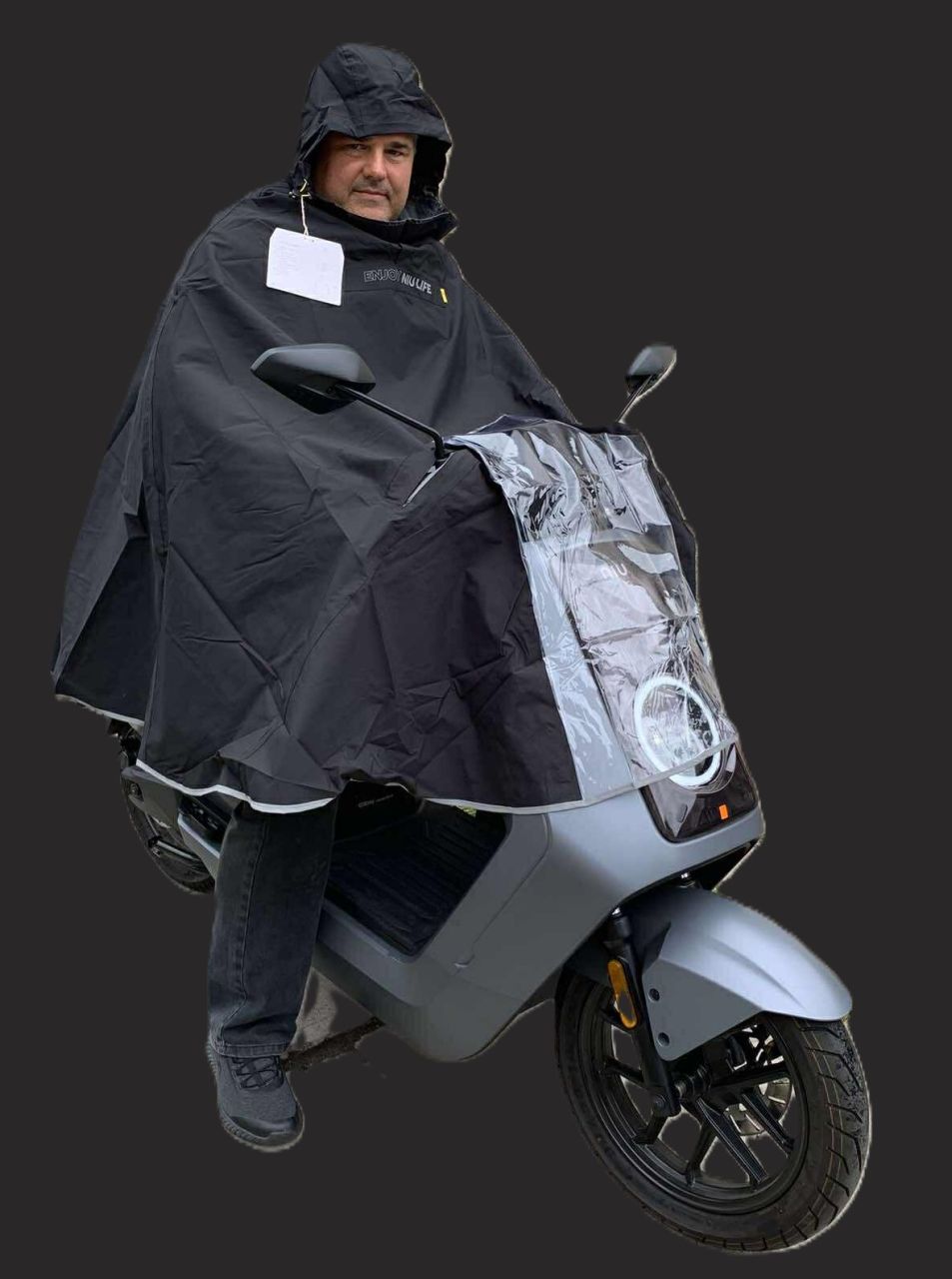 NIU robogós poncho, XL-XXL, antracit szürke NIU robogós poncho, XL-XXL, antracit szürke