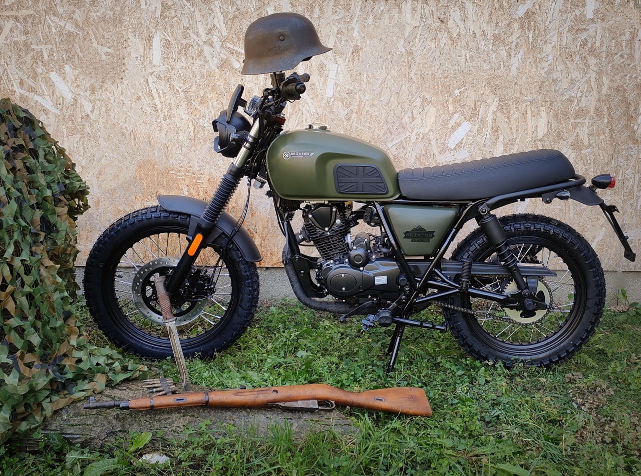 BEMUTATÓMOTOR - Brixton Felsberg 125 ABS, zöld, EURO V. L3e-A1