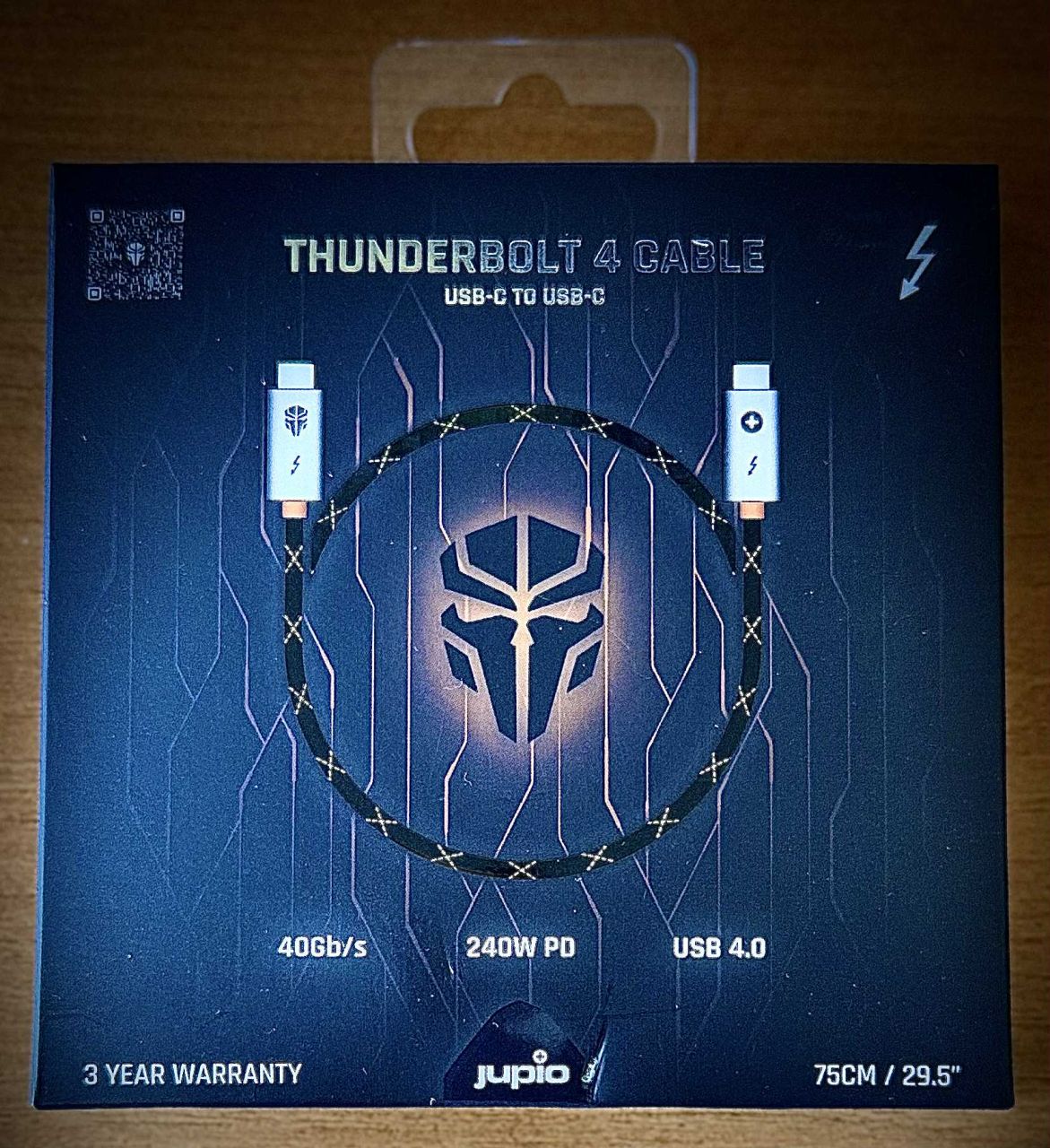 Jupio × Pr1meGear Thunderbolt 4 Kábel – 75 cm Jupio × Pr1meGear Thunderbolt 4 Kábel – 75 cm