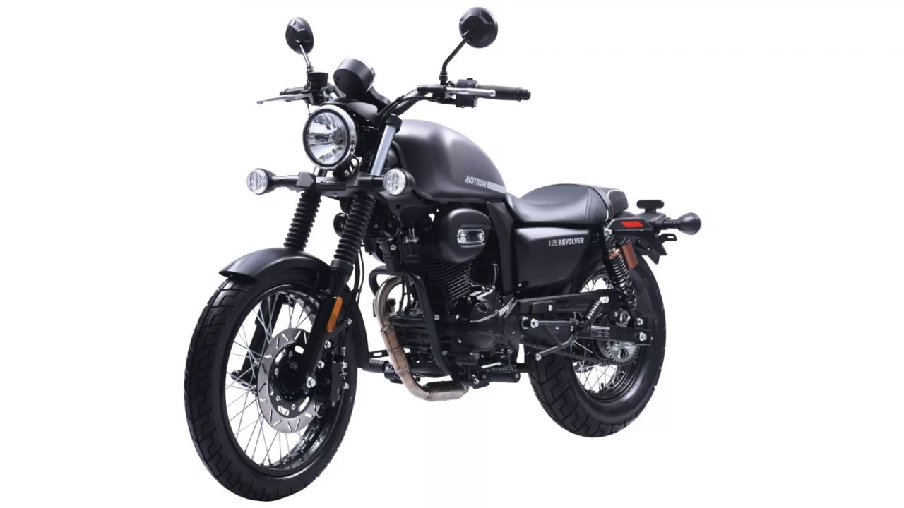 BEMUTATÓMOTOR - MOTRON REVOLVER 125 Fekete