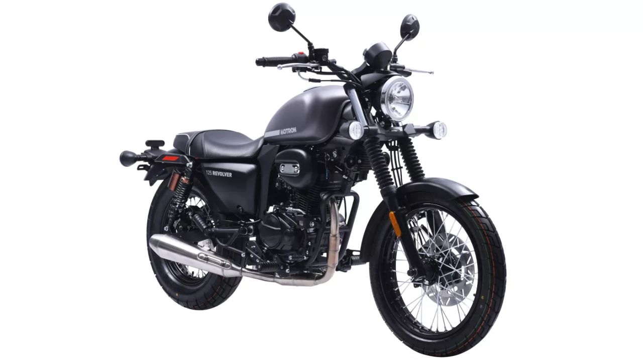 BEMUTATÓMOTOR - MOTRON REVOLVER 125 Fekete