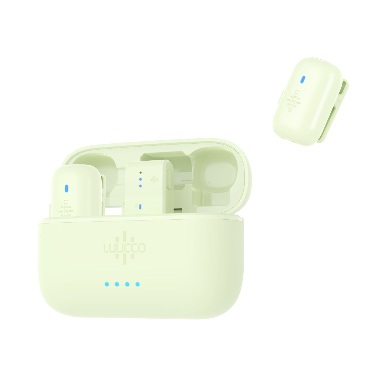 Luucco MiniPods K1 vezeték nélküli csíptetős lavalier wireless mikrofon telefonhoz USB-C /Lightning