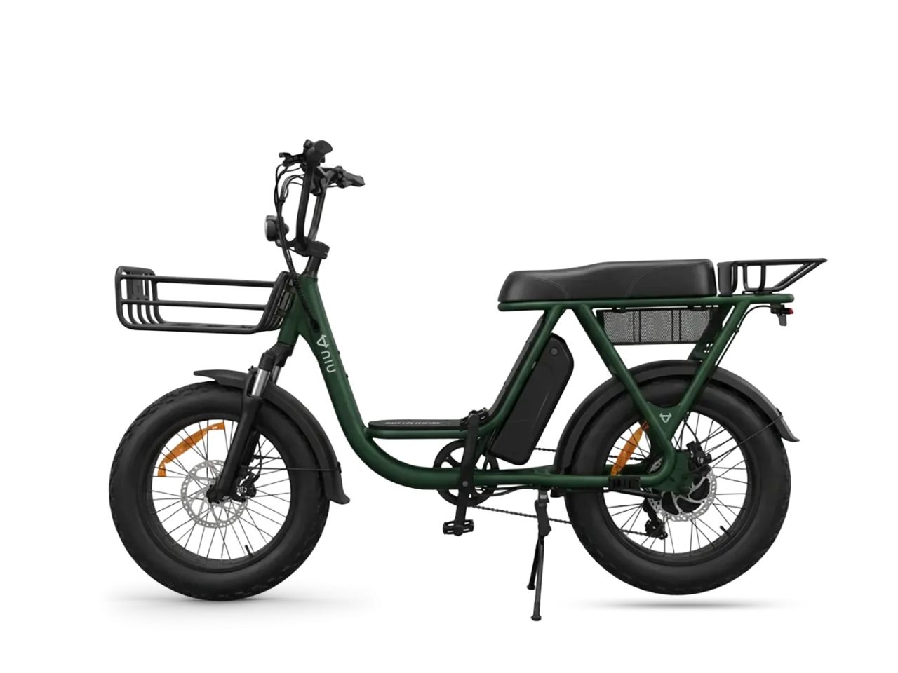 NIU BQi Utility 200 EU zöld elektromos rásegítésű kerékpár 25km/óra 