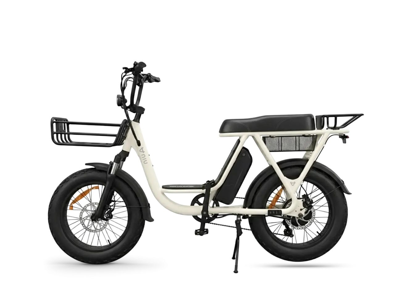 NIU BQi Utility 200 EU fehér elektromos rásegítésű kerékpár 25km/óra