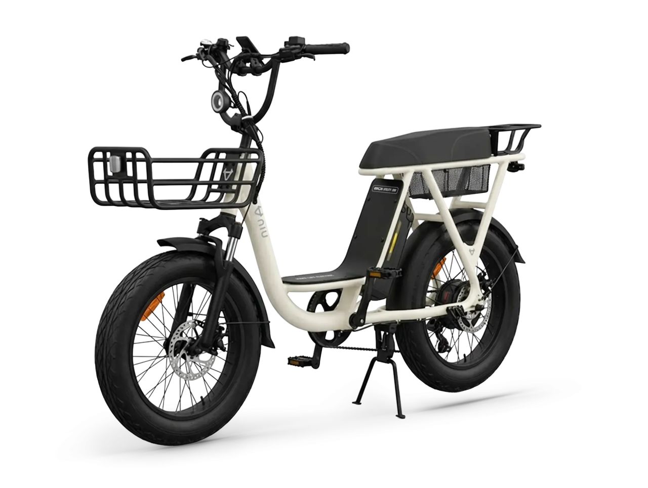 NIU BQi Utility 200 EU fehér elektromos rásegítésű kerékpár 25km/óra