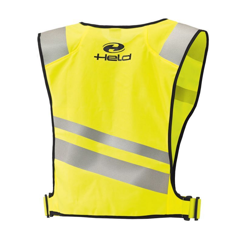 HELD motoros textil ruházat, hih-viz-vest, fekete-neonsárga HELD motoros textil ruházat, hih-viz-vest, fekete-neonsárga