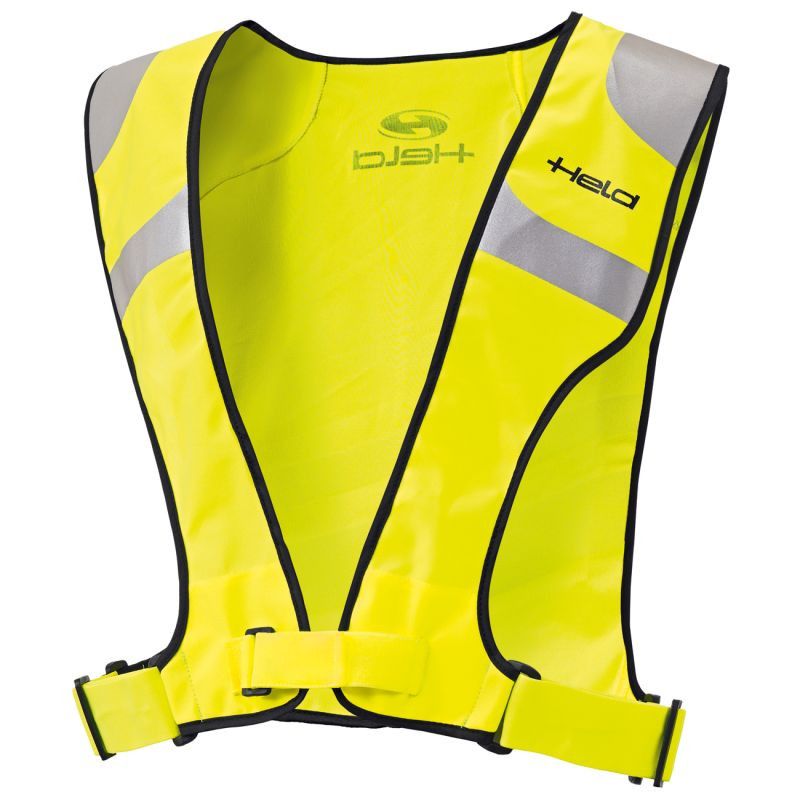 HELD motoros textil ruházat, hih-viz-vest, fekete-neonsárga HELD motoros textil ruházat, hih-viz-vest, fekete-neonsárga
