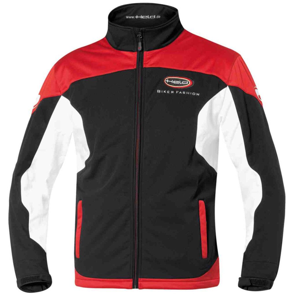 HELD lifestyle termékek, Team Softshell jacket, fekete-piros