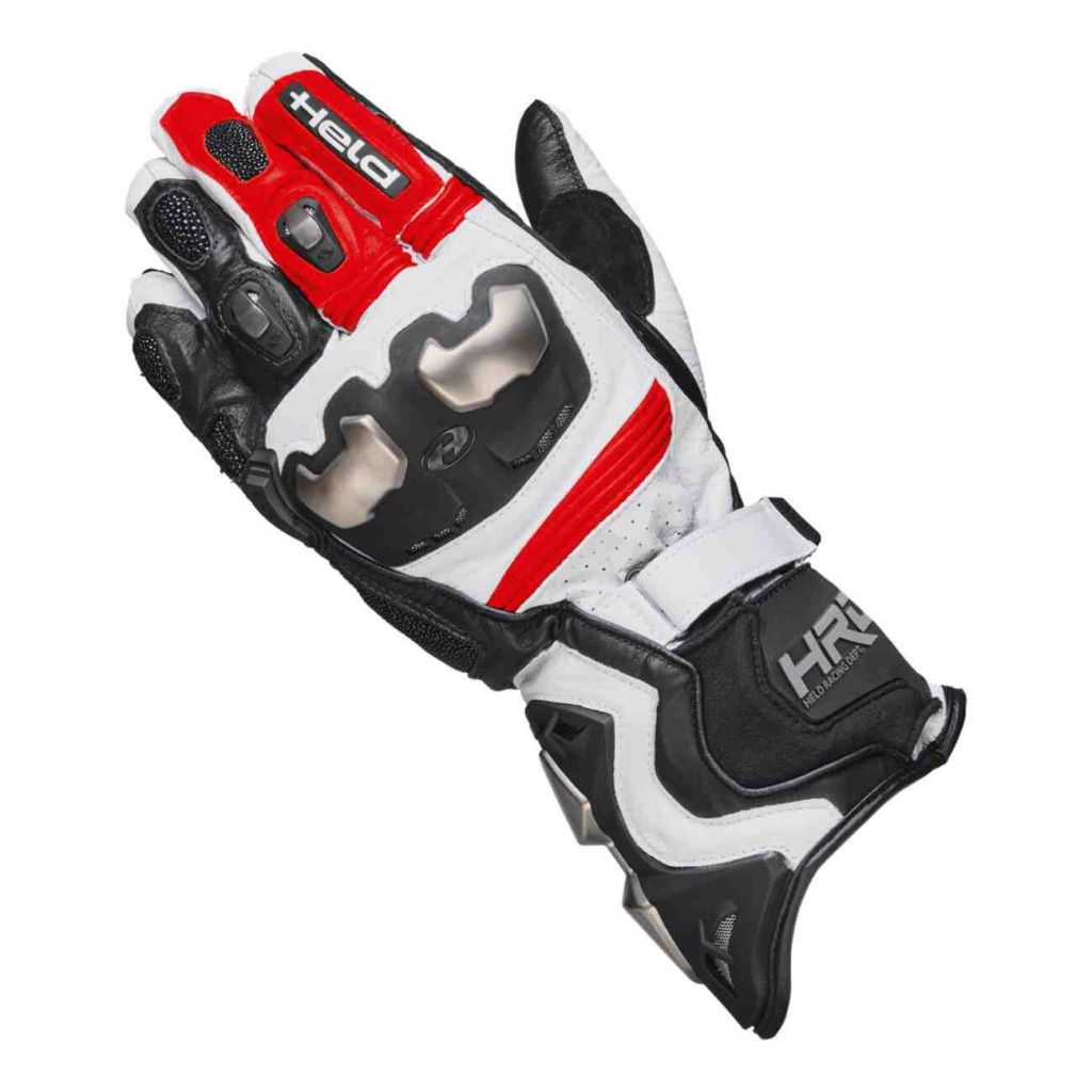 HELD motoros kesztyűk, Titan XR2, fekete-fehér-piros HELD motoros kesztyűk, Titan XR2, fekete-fehér-piros