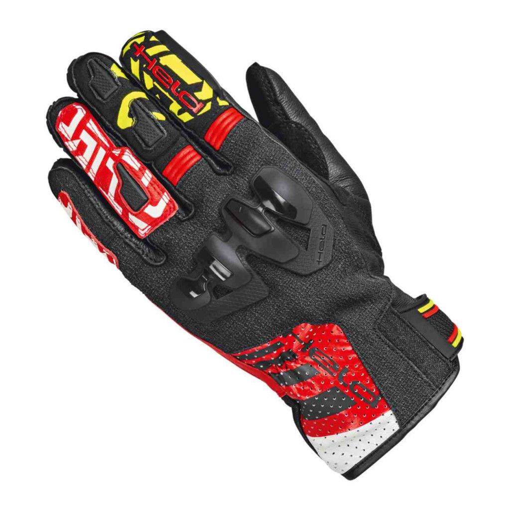 HELD motoros kesztyűk, Sepang, fekete-fehér-piros